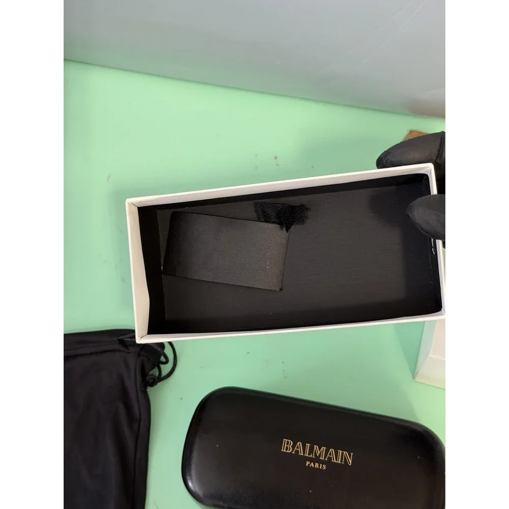 Balmain Paris Eyewear Case‎ & Pouch Set Hard Case Sunglasses Accessory